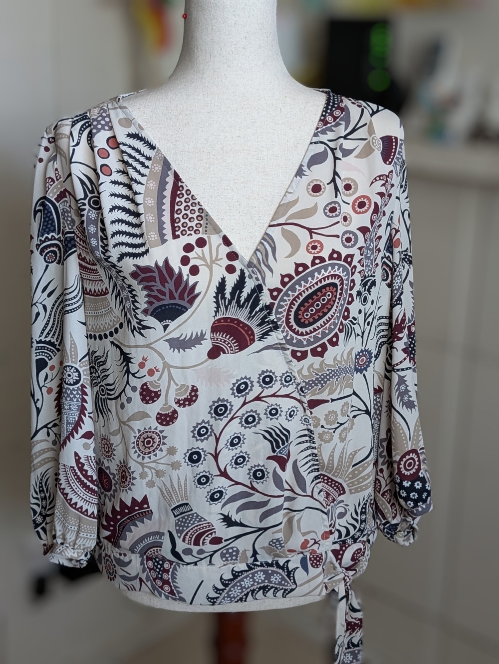 Loft Wrap Blouse